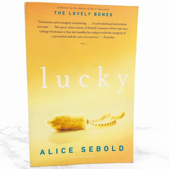Lucky by Alice Sebold [FIRST PAPERBACK EDITION] 2002 • Back Bay Books