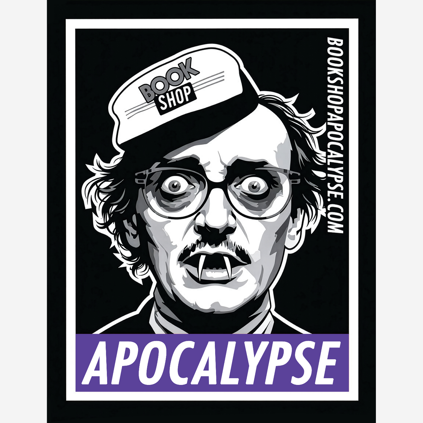 NEW! Bookshop Apocalypse "Edgar Allan Poe" Sticker