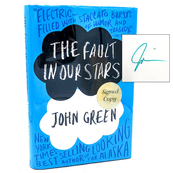 The Fault in Our Stars by John Green SIGNED! [FIRST EDITION • FIRST PRINTING] 2012 • Dutton