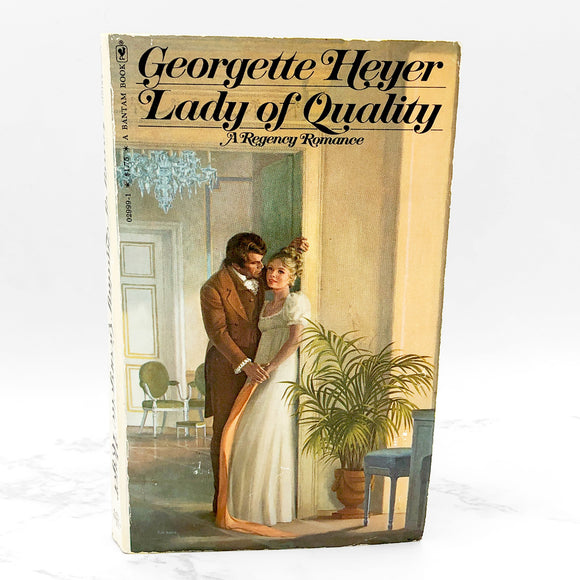Lady of Quality by Georgette Heyer [1977 PAPERBACK] • Bantam Books