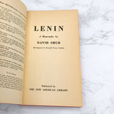 Lenin: A Biography by David Shub [1957 PAPERBACK] • Mentor Books