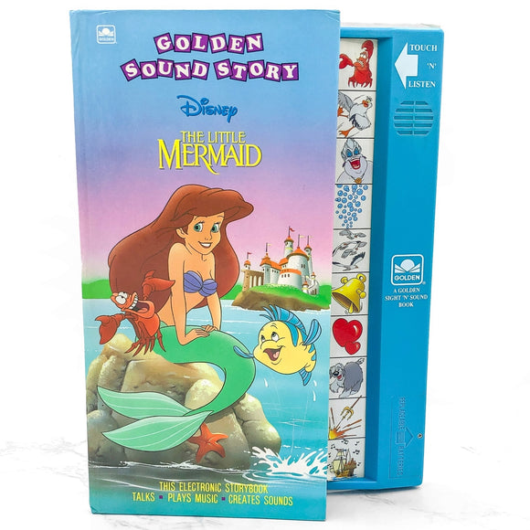 Disney's The Little Mermaid [ELECTRONIC STORYBOOK] • Golden Sound Story • 100% Functional!