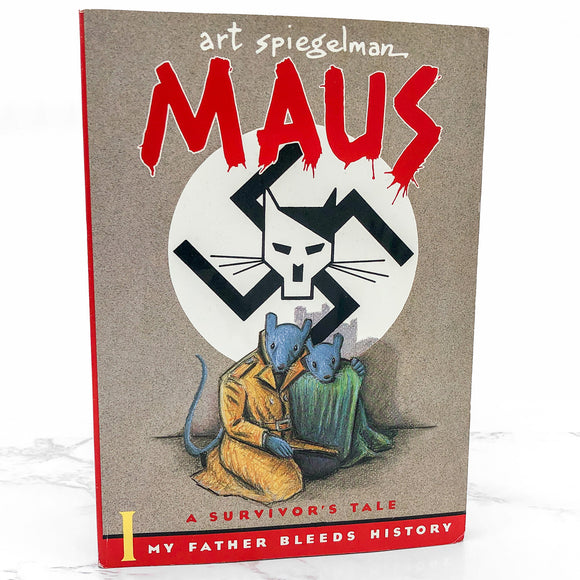 Maus I: A Survivor's Tale: My Father Bleeds History by Art Spiegelman [TRADE PAPERBACK RE-ISSUE] 1992 • Pantheon
