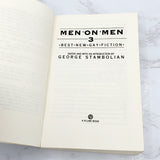Men on Men 3: Best New Gay Fiction edited by George Stambolian [FIRST PAPERBACK PRINTING] 1990 • Plume