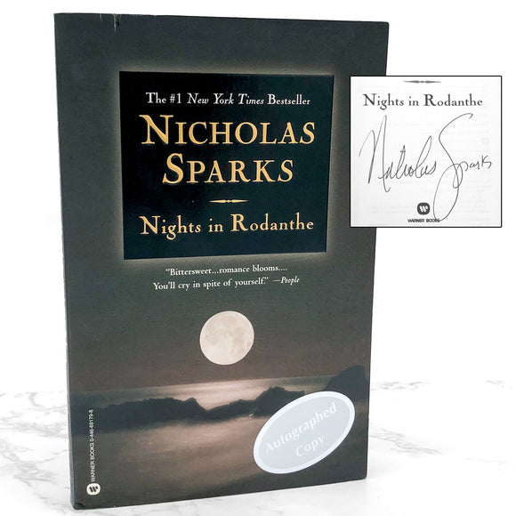 Nights in Rodanthe by Nicholas Sparks SIGNED! [FIRST PAPERBACK PRINTING] 2003