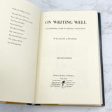 On Writing Well: An Informed Guide to Writing Nonfiction by William Zinsser [SECOND EDITION HARDCOVER] 1980 • Harper & Row