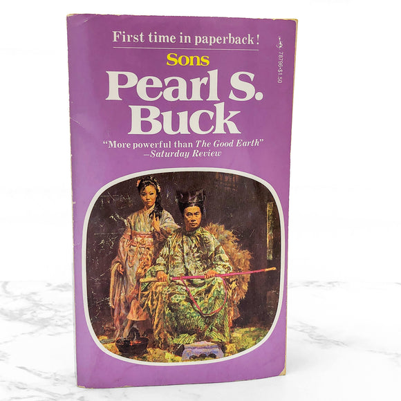 Sons by Pearl S. Buck [FIRST PAPERBACK PRINTING] 1975 • Pocket Books