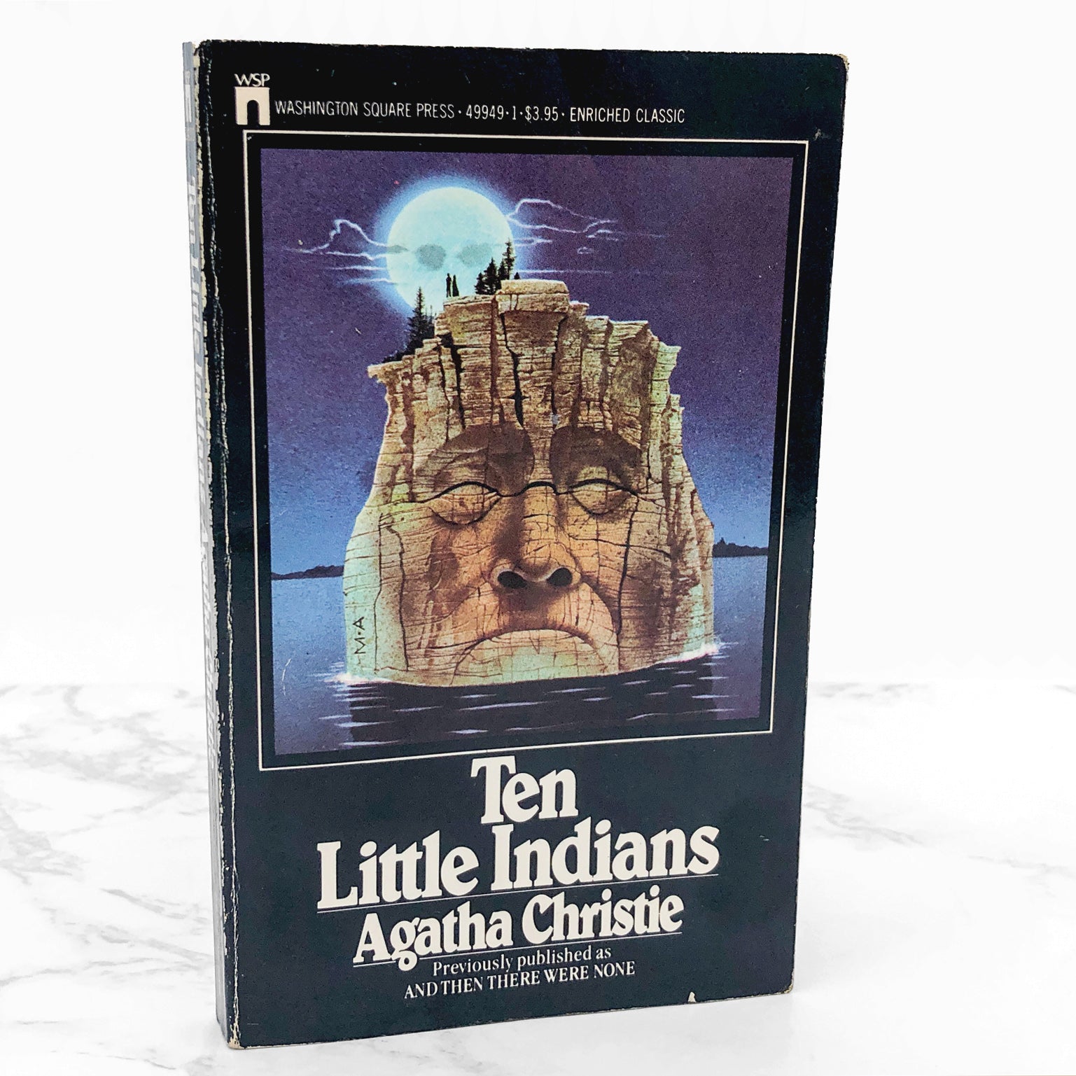 Ten Little Indians by Agatha Christie [1973 PAPERBACK] • Rare