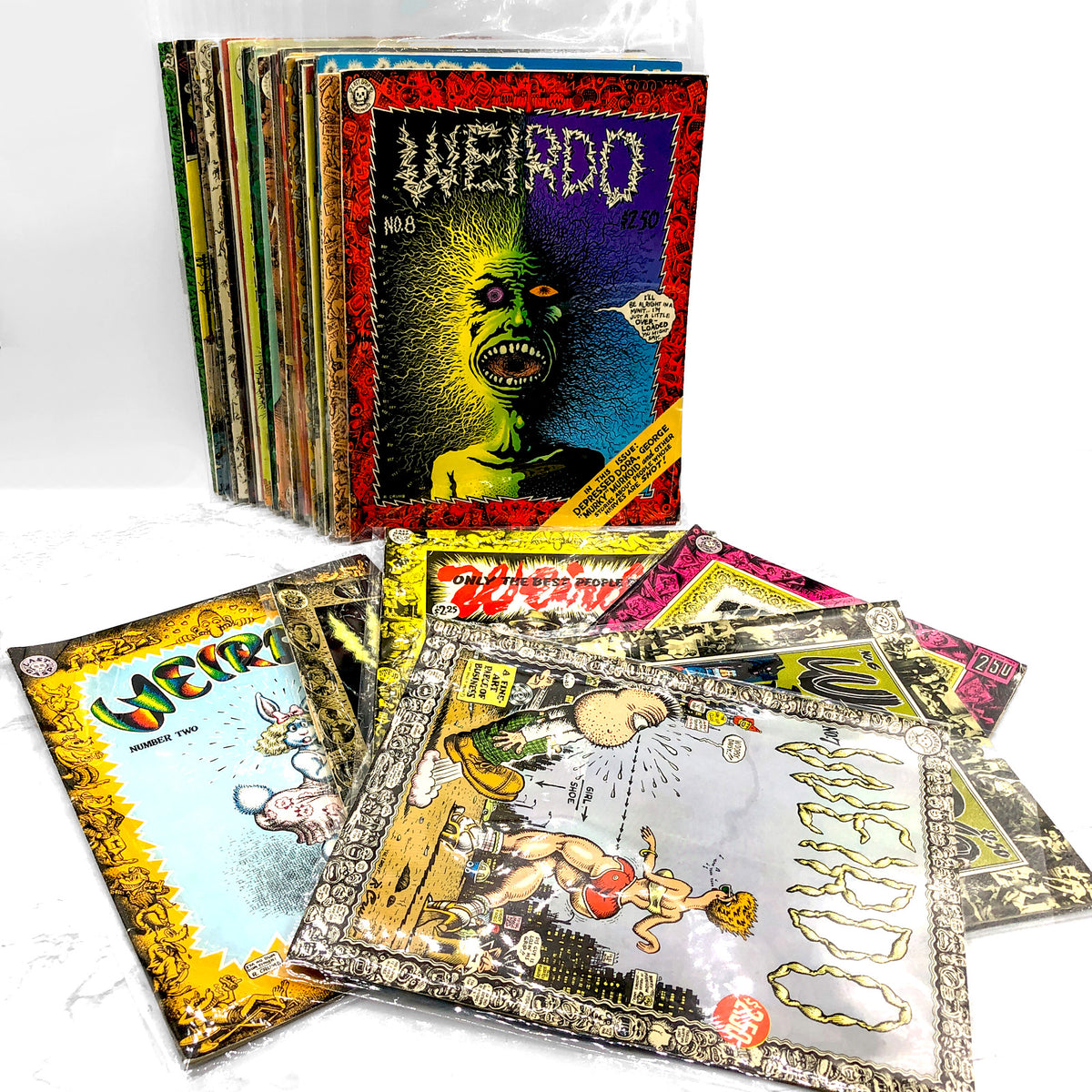 WEIRDO Magazine Lot - Issues #2-28 by Robert Crumb [FIRST EDITION SET]