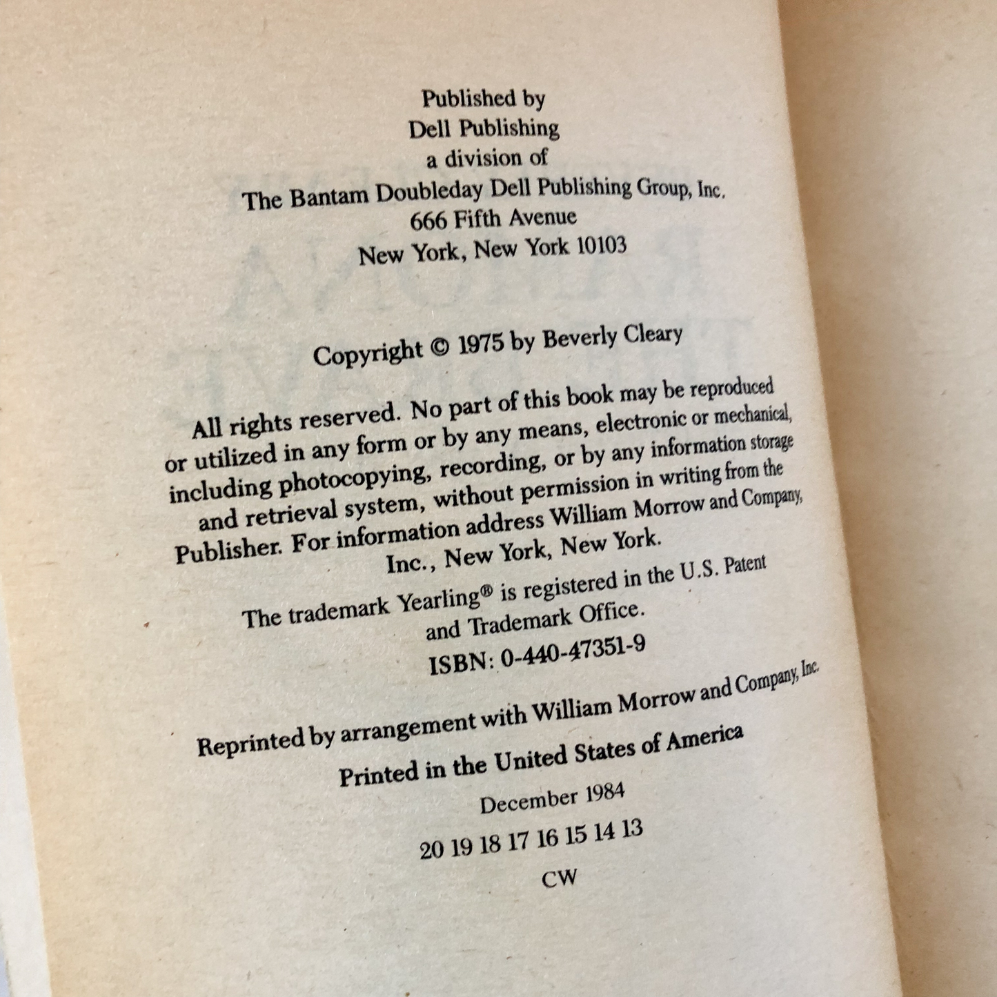 Ramona the Brave by Beverly Cleary - Bookshop Apocalypse