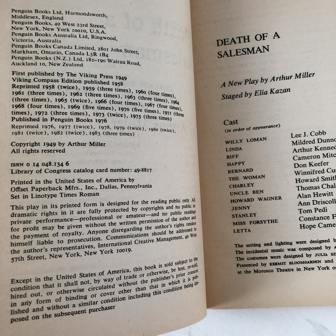 Death of a Salesman by Arthur Miller - Bookshop Apocalypse