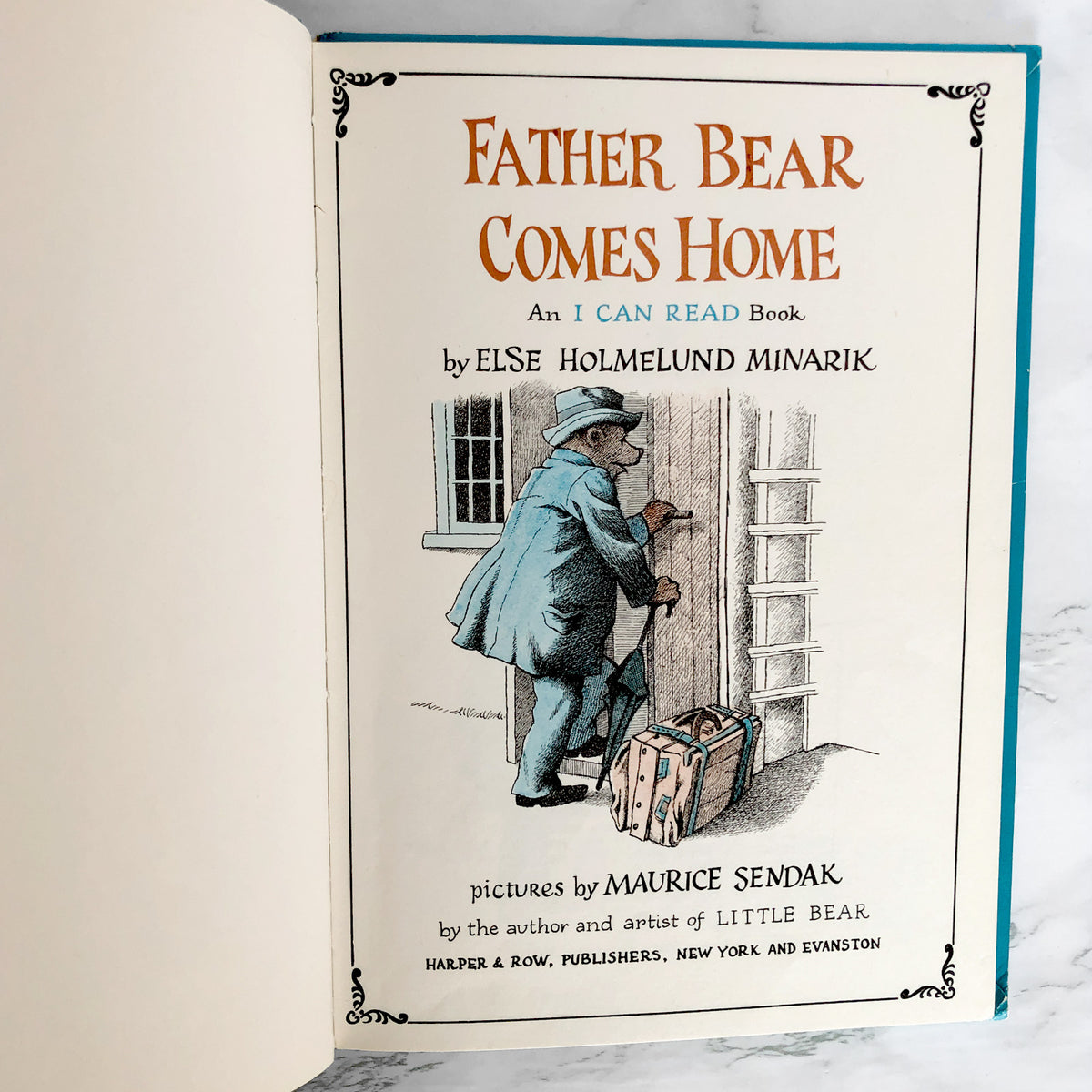 Father Bear Comes Home [Little Bear #2] by Else Holmelund Minarik & Maurice  Sendak [FIRST EDITION / 1959]
