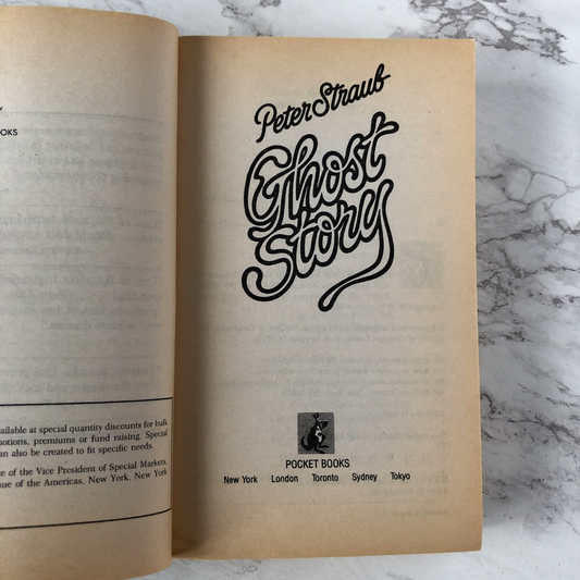Ghost Story by Peter Straub - Bookshop Apocalypse