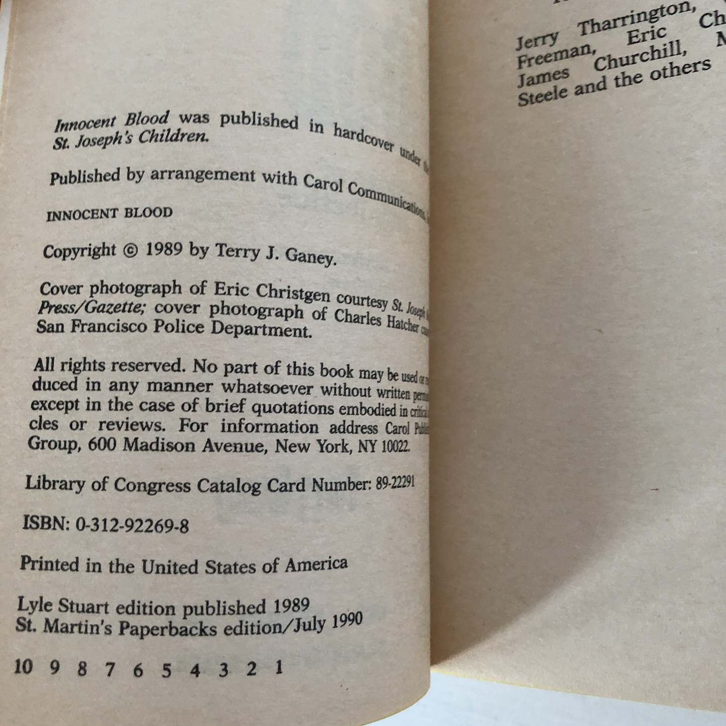 Innocent Blood: A True Story of Obsession and Serial Murder by Terry Ganey - Bookshop Apocalypse