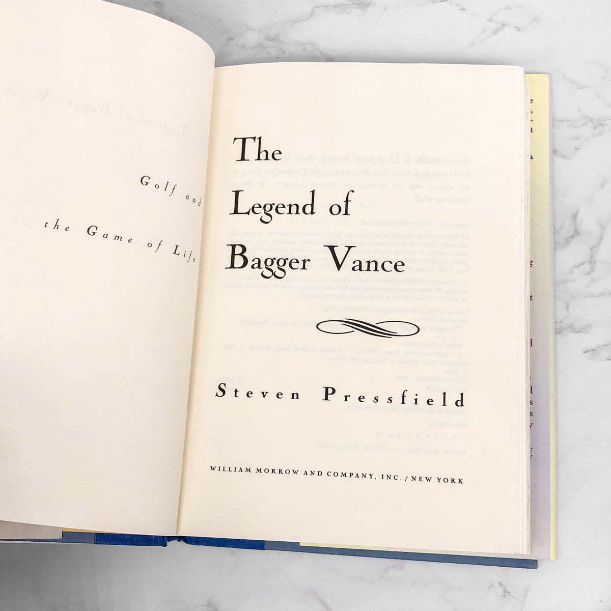 The Legend of Bagger Vance: A Novel of Golf and the Game of Life by Steven  Pressfield
