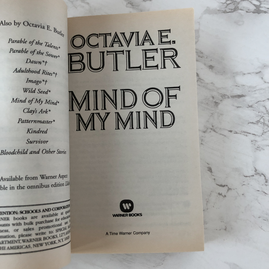 Mind of my Mind by Octavia E. Butler - Bookshop Apocalypse