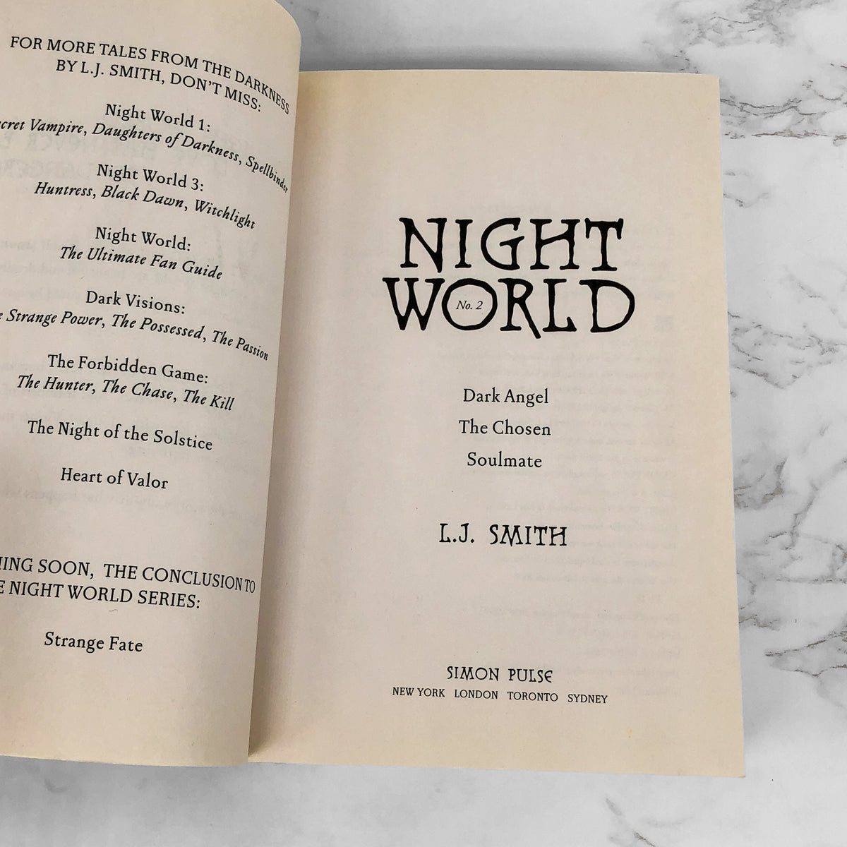 Night World #2: Books 4-6 by L.J. Smith [TRADE PAPERBACK