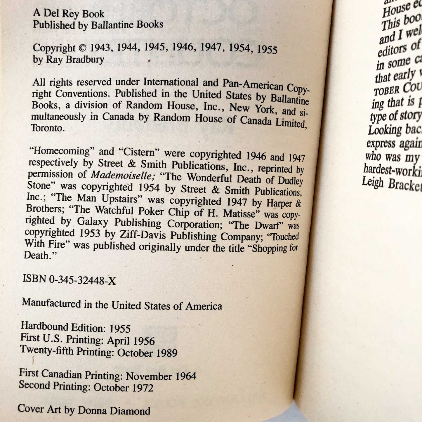 The October Country by Ray Bradbury [1989 PAPERBACK}