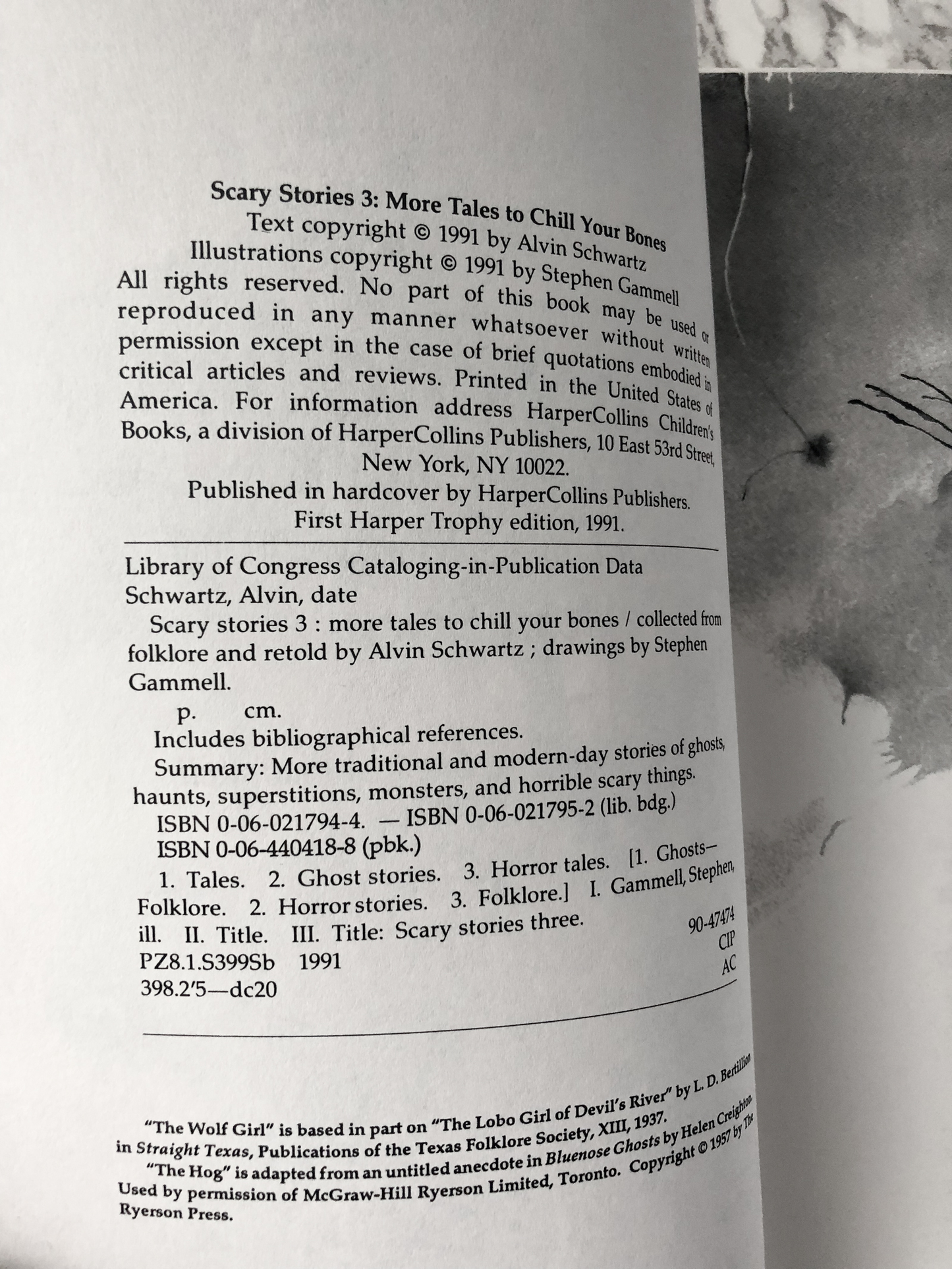 Scary Stories 3: More Tales to Chill Your Bones by Alvin Schwarz - Bookshop Apocalypse