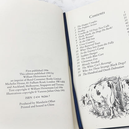 The Hundred and One Dalmatians by Dodie Smith [U.K. ILLUSTRATED HARDCOVER] 1993 • Heinemann