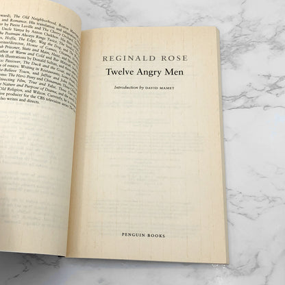 Twelve Angry Men by Reginald Rose [TRADE PAPERBACK] 2006 • Penguin Classics