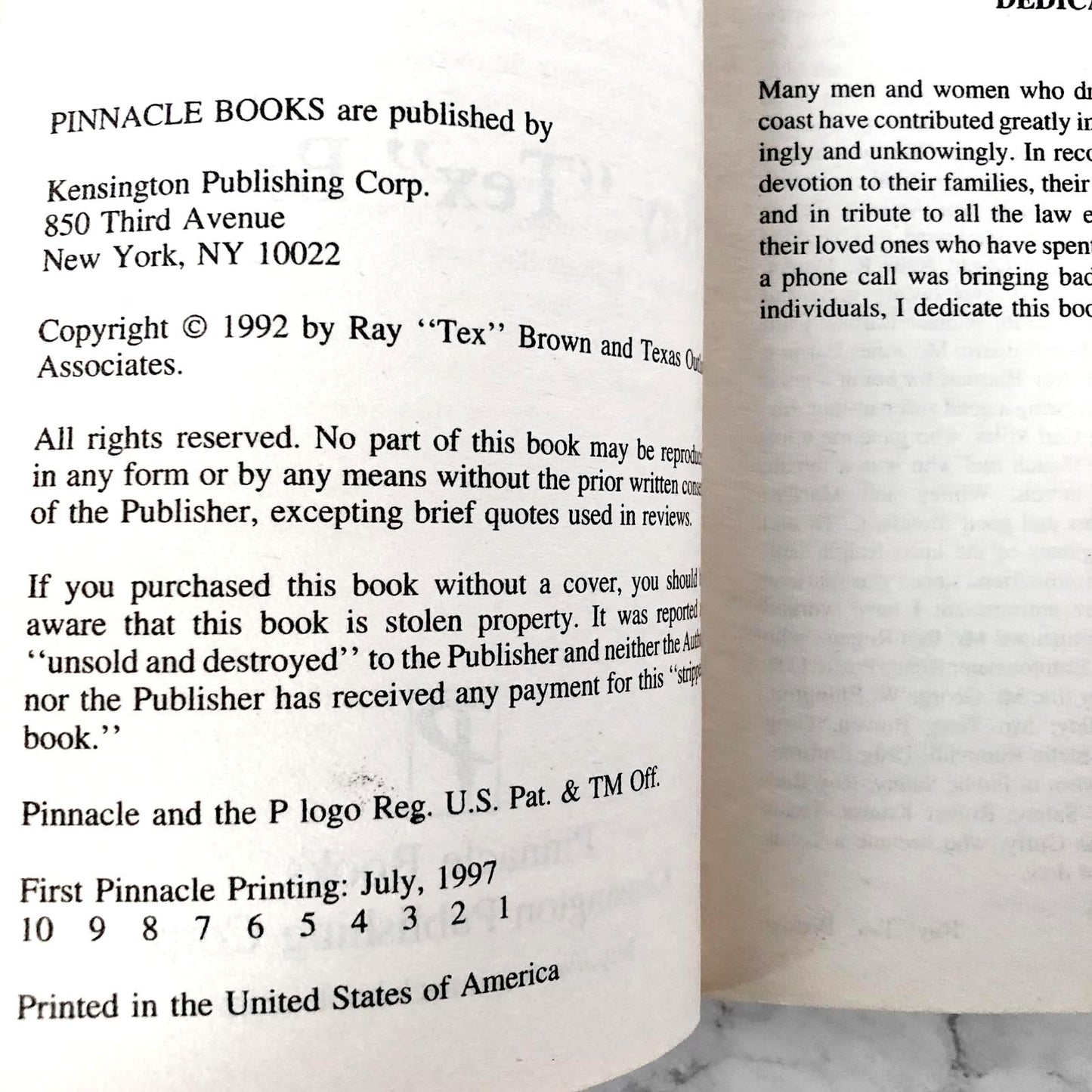 18 Wheels of Justice by Ray Tex Brown [FIRST EDITION PAPERBACK] 1997 • Pinnacle True Crime