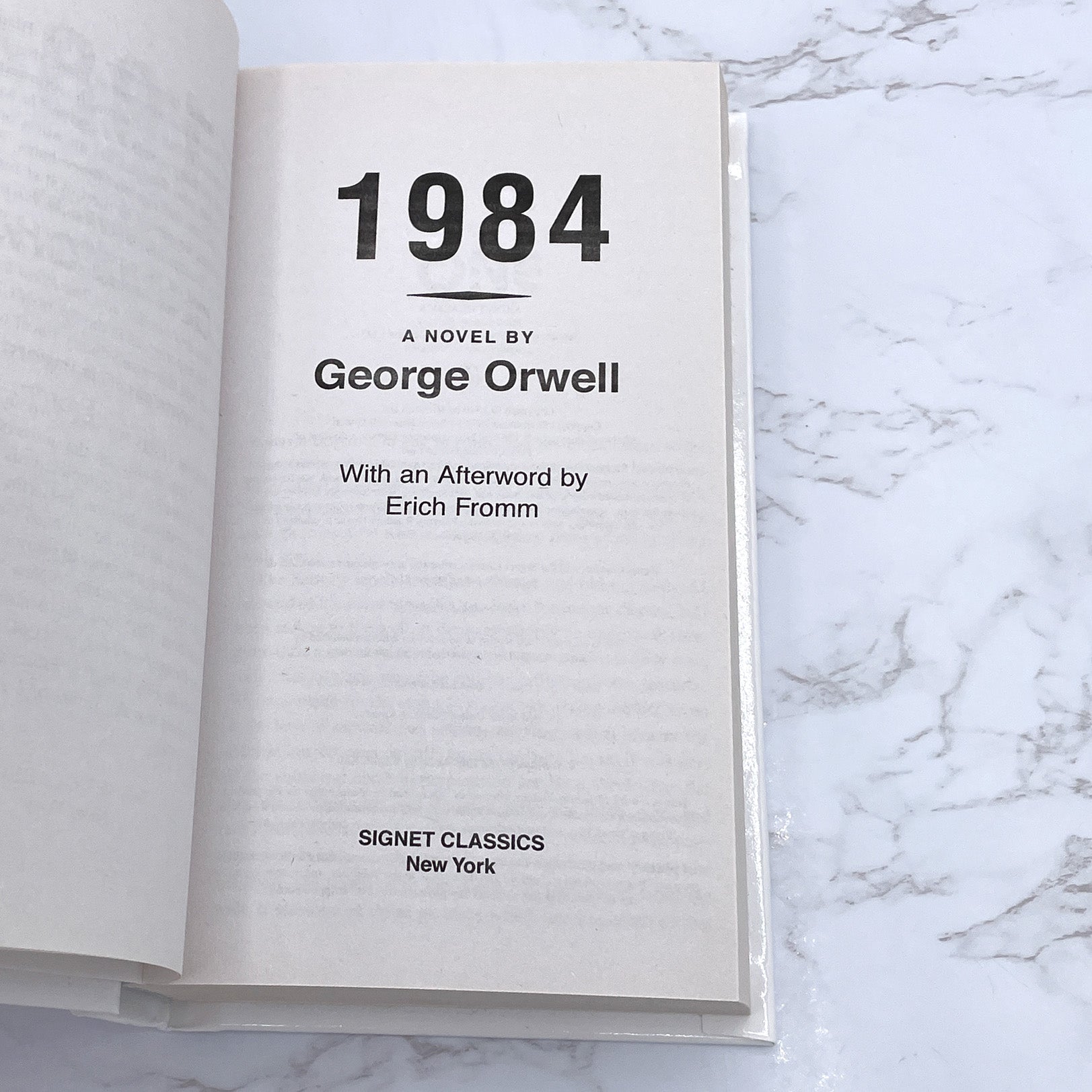 1984 by George Orwell [CENTENNIAL EDITION HARDCOVER] 1999 • Signet