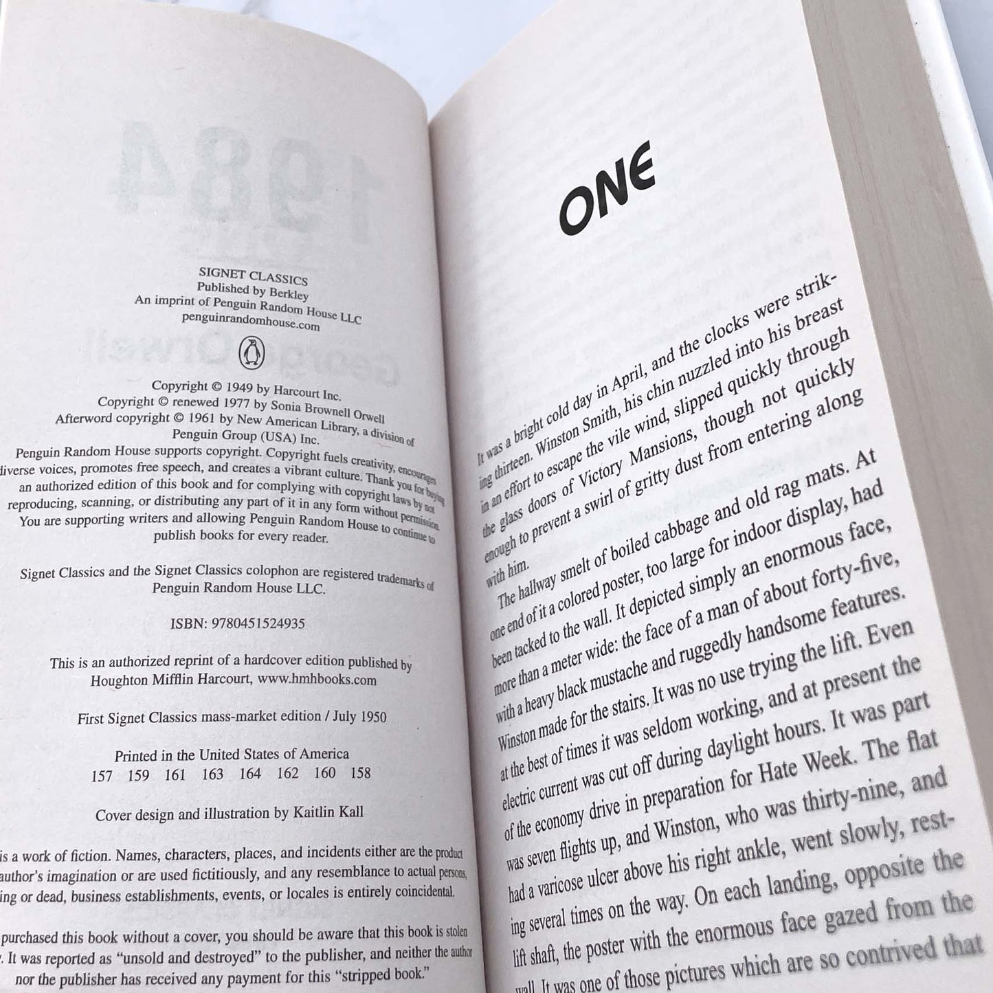 1984 by George Orwell [CENTENNIAL EDITION HARDCOVER] 1999 • Signet • RARE Turtleback