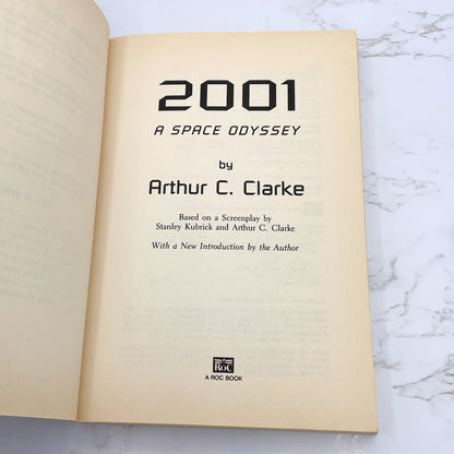 2001: A Space Odyssey by Arthur C. Clarke [TRADE PAPERBACK] 1993 • ROC