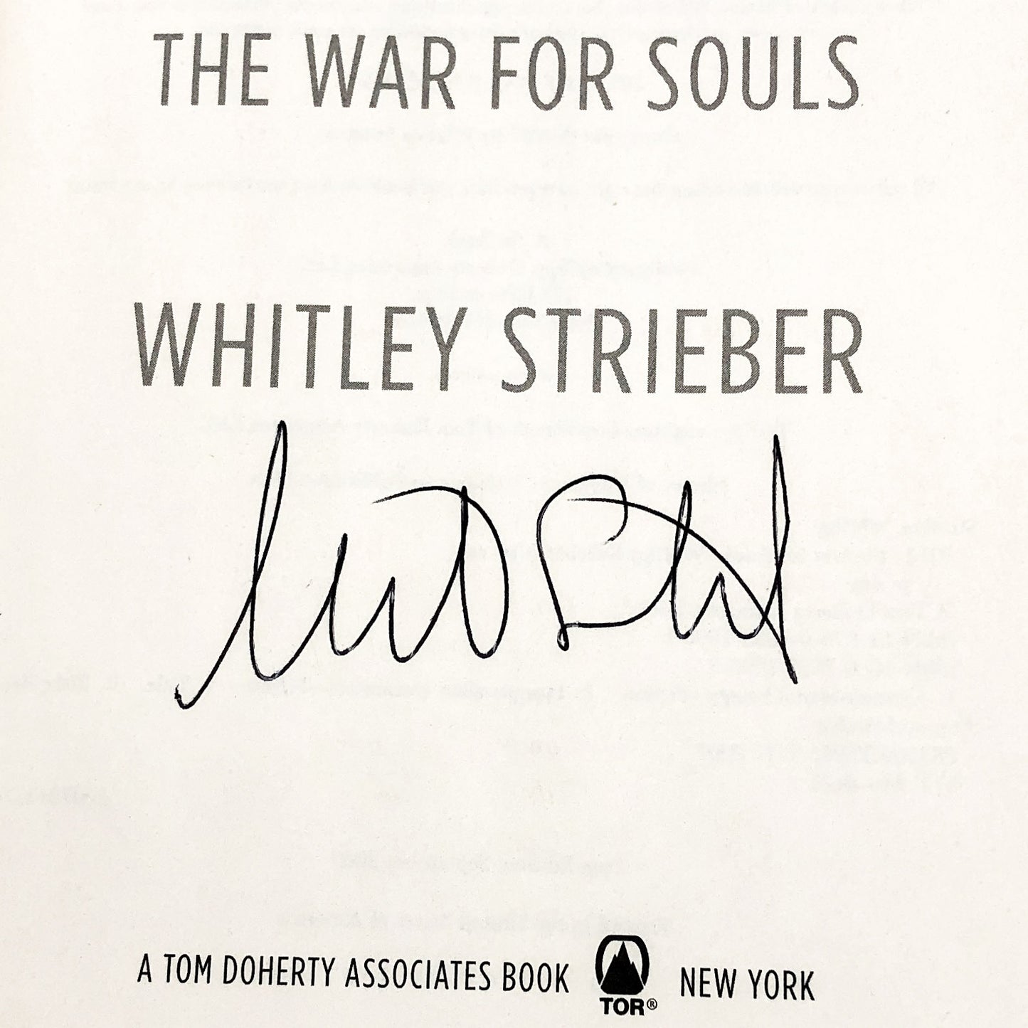 2012 by Whitley Strieber SIGNED! [FIRST EDITION • FIRST PRINTING] 2007