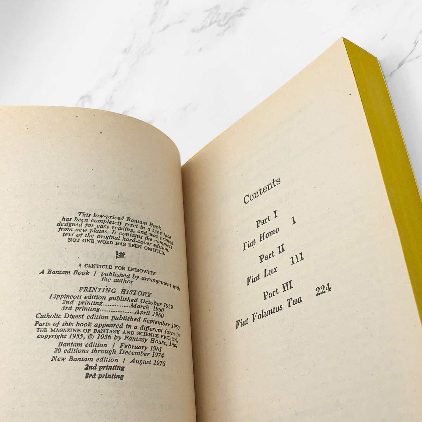 A Canticle for Leibowitz by Walter M. Miller Jr. [1976 PAPERBACK] Bantam • Mint!