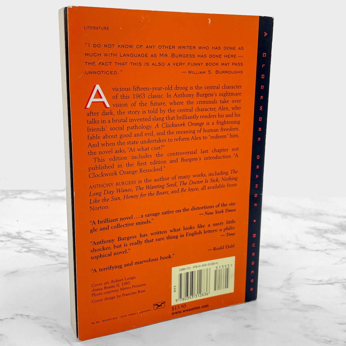 A Clockwork Orange by Anthony Burgess [TRADE PAPERBACK] 1995 • W.W. Norton & Co.