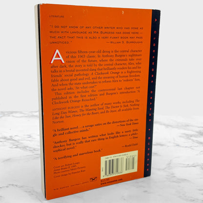A Clockwork Orange by Anthony Burgess [TRADE PAPERBACK] 1995 • W.W. Norton & Co.