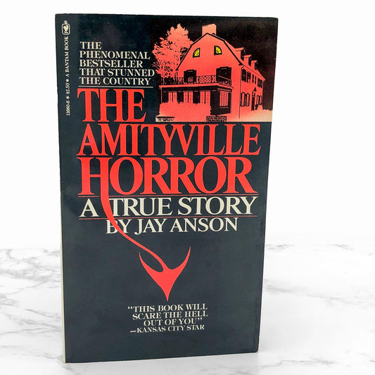 The Amityville Horror by Jay Anson [FIRST PAPERBACK EDITION] + News Clipping! • 1978 • Bantam