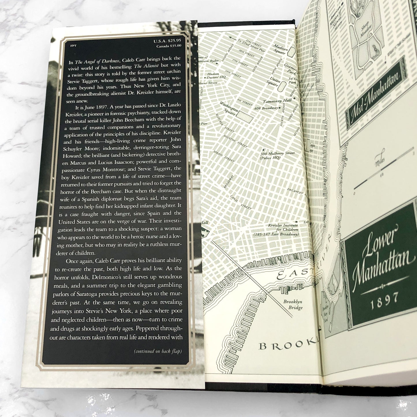 The Angel of Darkness [Alienist #2] by Caleb Carr [FIRST EDITION] 1997