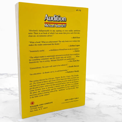 Audition: Everything an Actor Needs to Know to Get the Part by Michael Shurtleff w. Bob Fosse [FIRST EDITION PAPERBACK] 1978