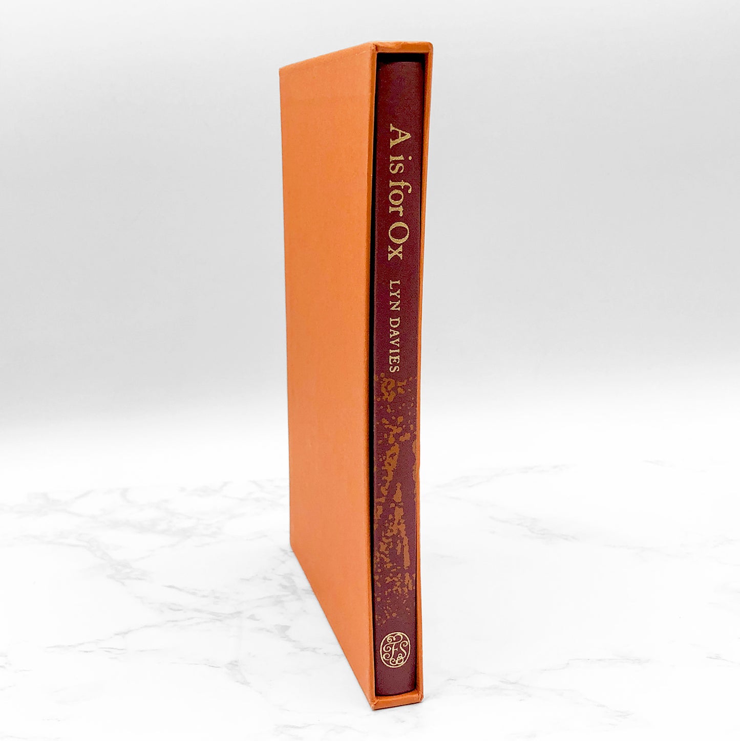 A is for Ox: A Short History of the Alphabet by Lyn Davies [COLLECTORS EDITION HARDCOVER] 2006 • The Folio Society