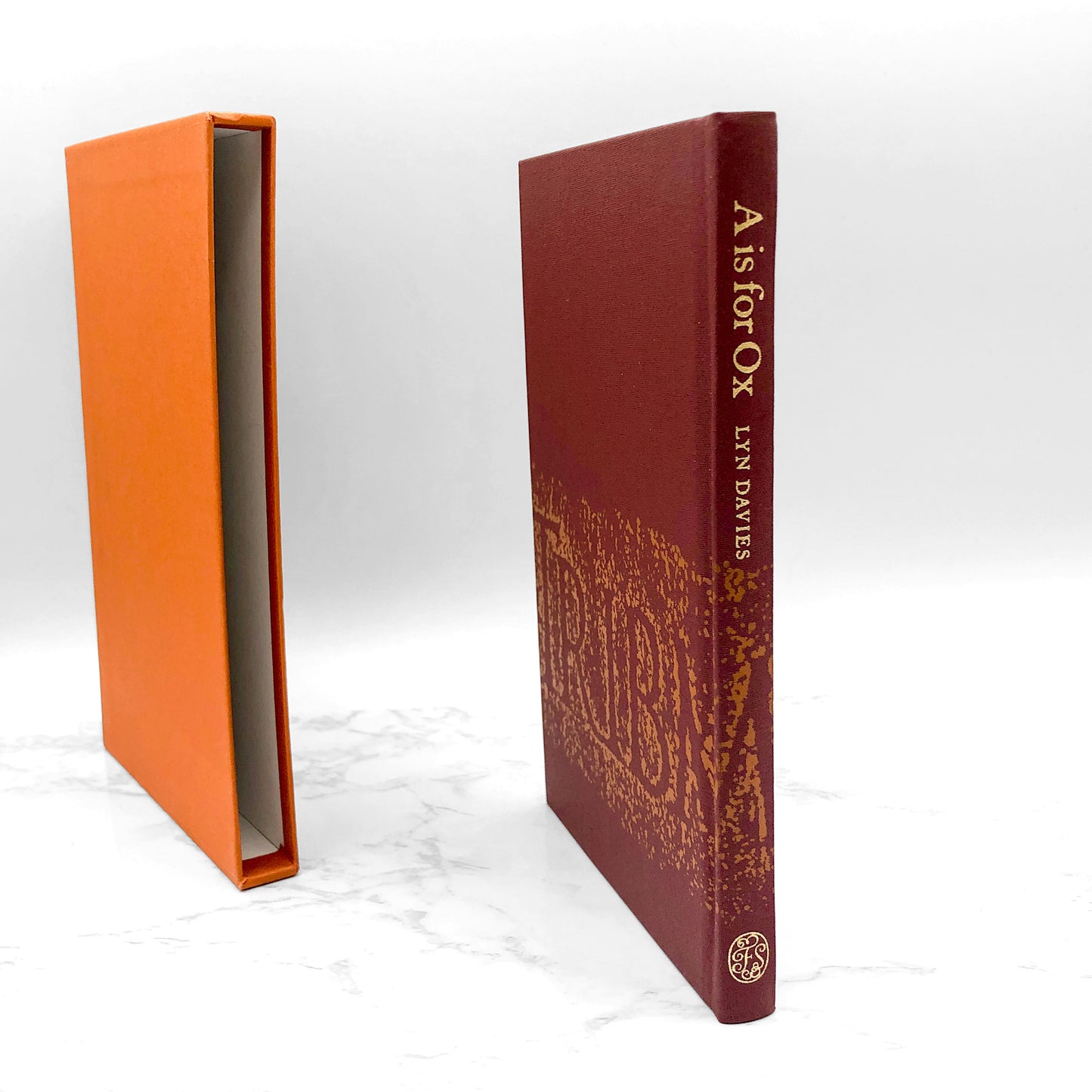 A is for Ox: A Short History of the Alphabet by Lyn Davies [COLLECTORS EDITION HARDCOVER] 2006 • The Folio Society