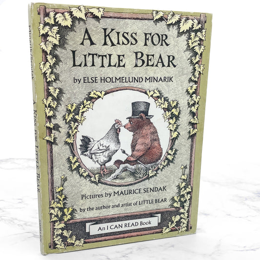 A Kiss For Little Bear [Little Bear #5] by Else Holmelund Minarik & Maurice Sendak [FIRST EDITION] 1968 • Harper & Row