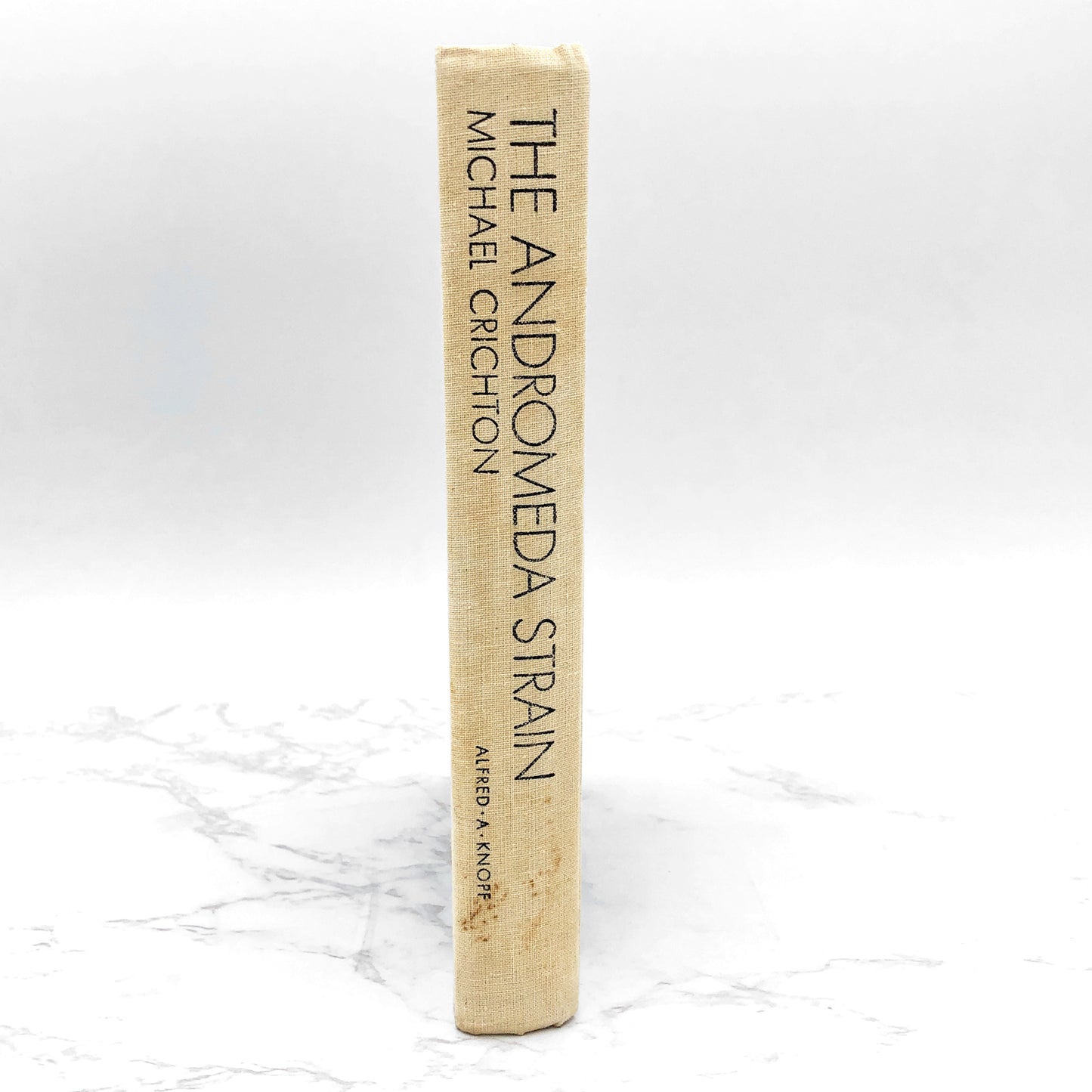 The Andromeda Strain by Michael Crichton [FIRST BOOK CLUB EDITION] 1969 • Knopf