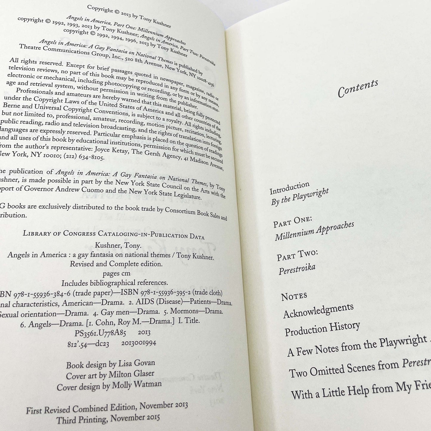 Angels in America by Tony Kushner [REVISED COMPLETE EDITION] 2013 • TCG