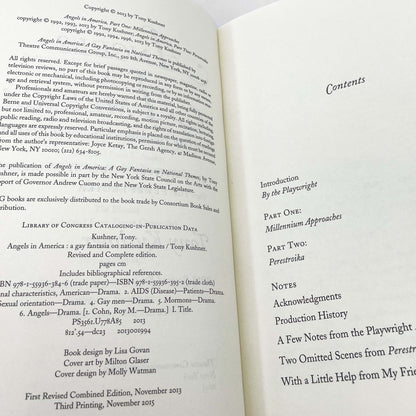 Angels in America by Tony Kushner [REVISED COMPLETE EDITION] 2013 • TCG