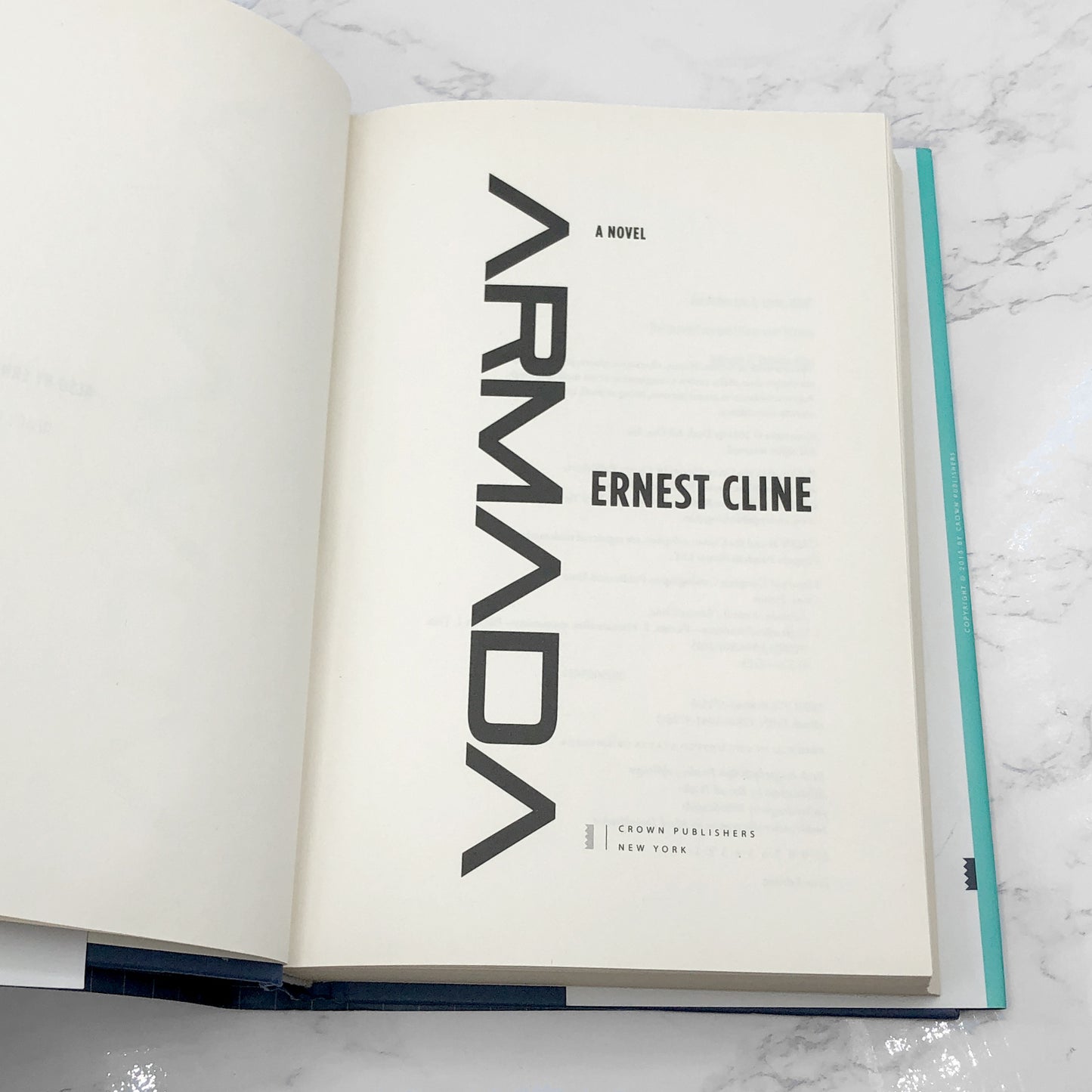 Armada by Ernest Cline [FIRST EDITION • FIRST PRINTING] 2015 • Crown
