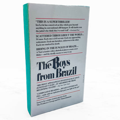 The Boys From Brazil by Ira Levin [FIRST PAPERBACK PRINTING] 1977 • Dell