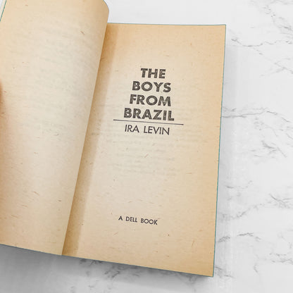 The Boys From Brazil by Ira Levin [FIRST PAPERBACK PRINTING] 1977 • Dell
