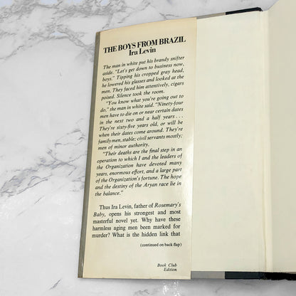 The Boys From Brazil by Ira Levin [FIRST BOOK CLUB EDITION] 1976 • Random House