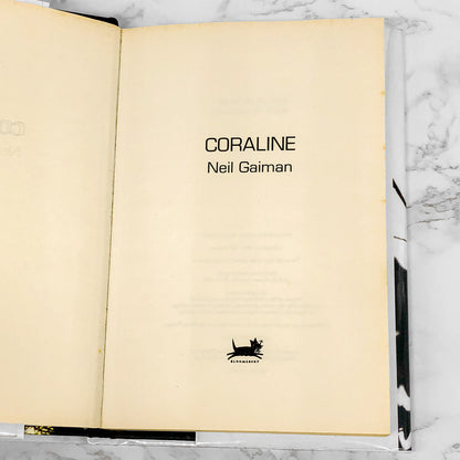 Coraline by Neil Gaiman [RARE U.K. FIRST EDITION] 2002 • Bloomsbury
