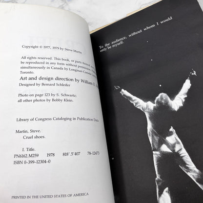 Cruel Shoes by Steve Martin [FIRST EDITION • FIRST PRINTING] 1979 • G.P. Putnam's Sons