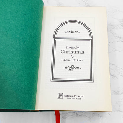 Stories For Christmas by Charles Dickens [DELUXE HARDCOVER TREASURY] 2001 • Platinum Press
