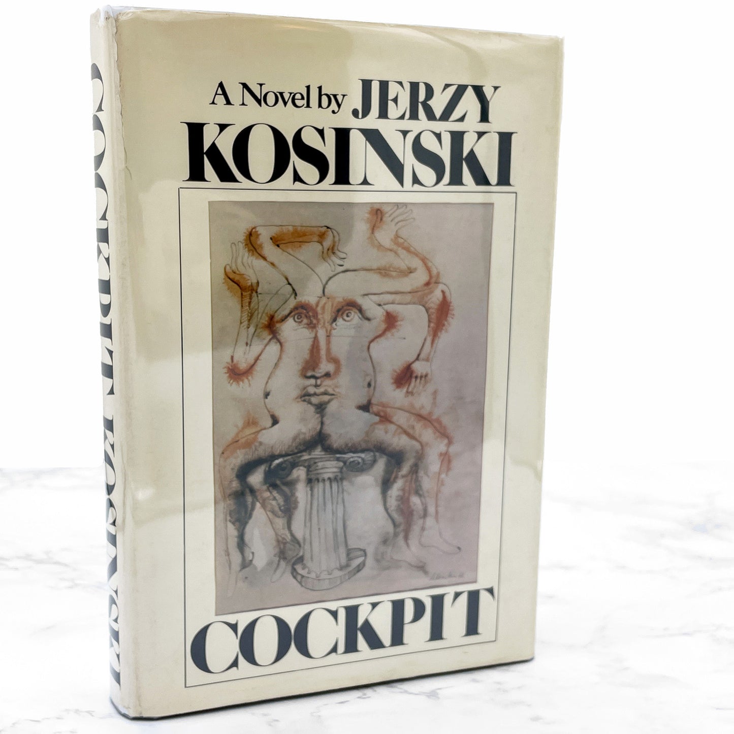 Cockpit by Jerzy Kosiński SIGNED! [FIRST EDITION] 1975 • Houghton Mifflin